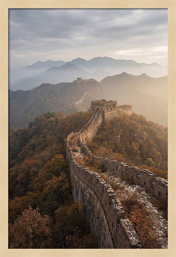 Autumn Serenity Over The Great Wall