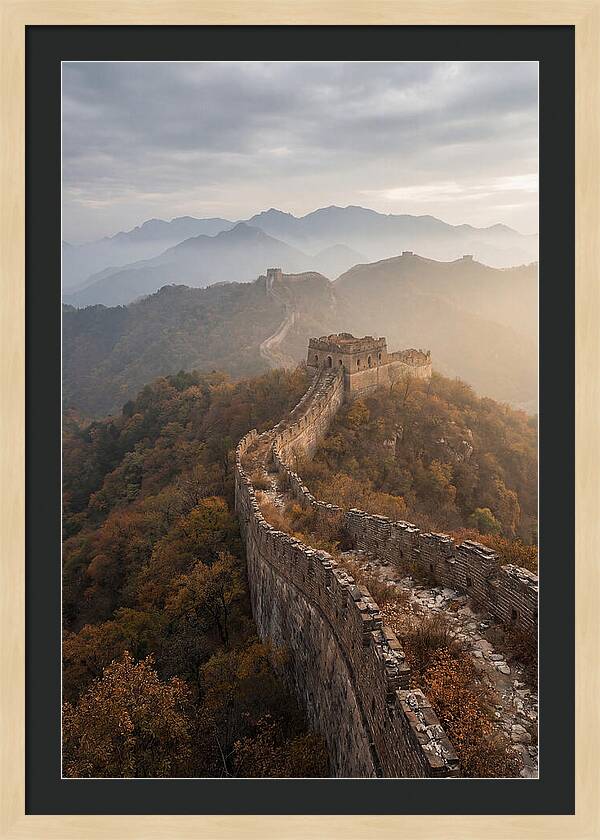 Autumn Serenity Over The Great Wall