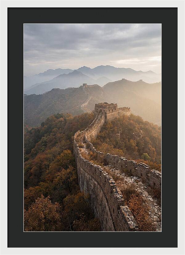 Autumn Serenity Over The Great Wall