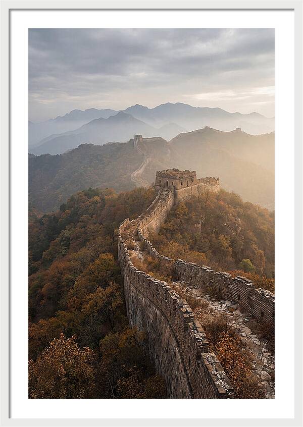 Autumn Serenity Over The Great Wall