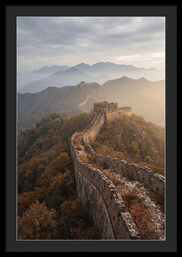Autumn Serenity Over The Great Wall