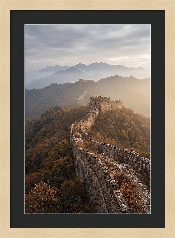 Autumn Serenity Over The Great Wall
