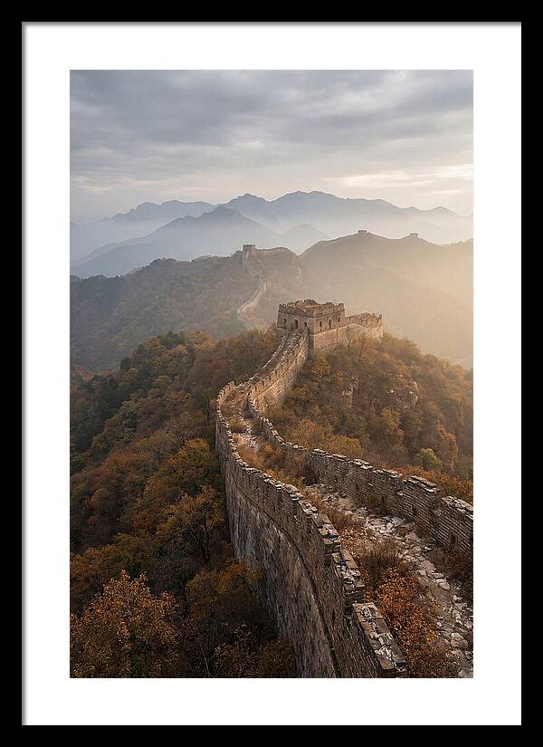 Autumn Serenity Over The Great Wall
