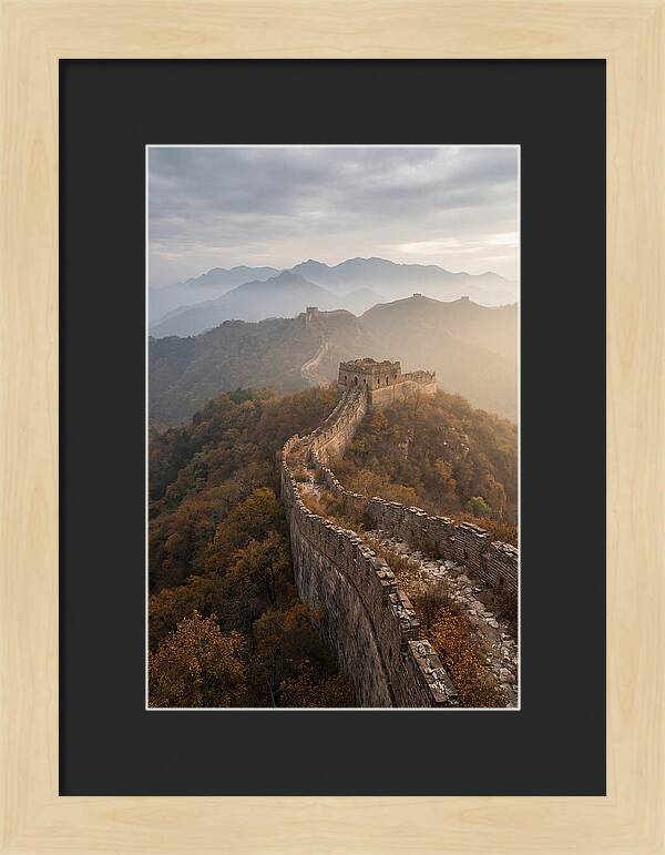 Autumn Serenity Over The Great Wall