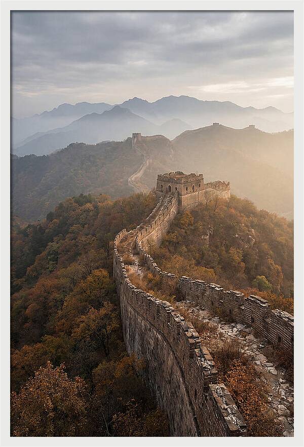 Autumn Serenity Over The Great Wall