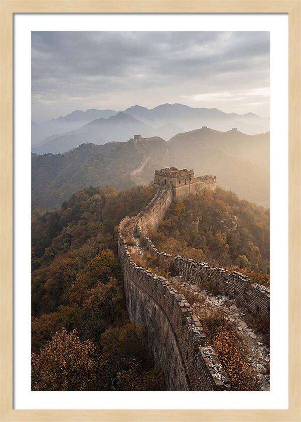 Autumn Serenity Over The Great Wall