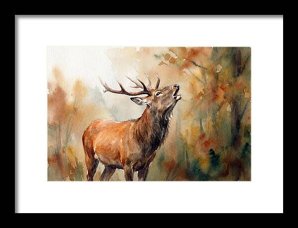 Autumn Serenity With Sika Deer