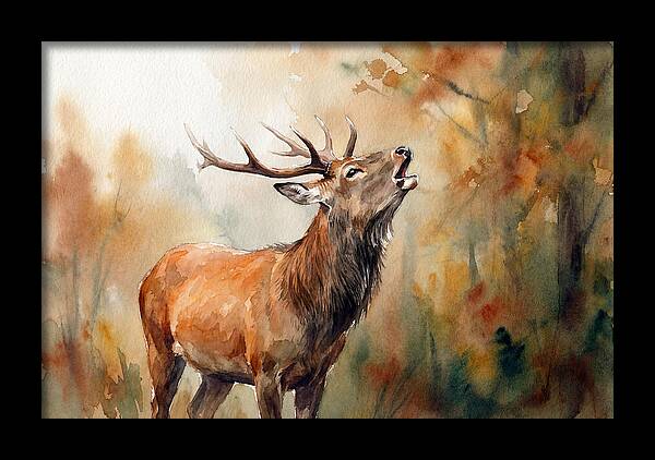 Autumn Serenity With Sika Deer