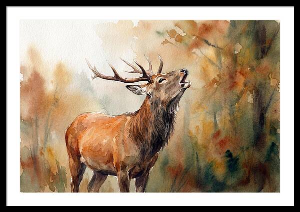 Autumn Serenity With Sika Deer
