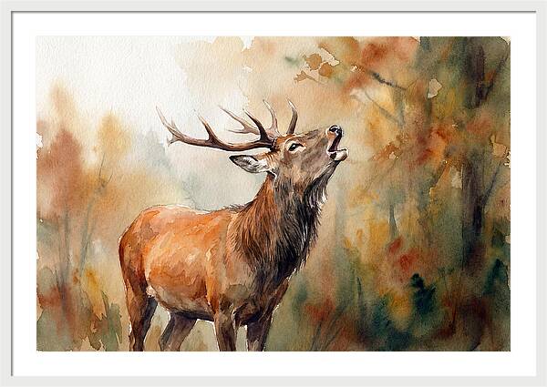 Autumn Serenity With Sika Deer
