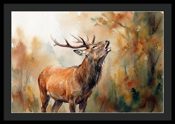 Autumn Serenity With Sika Deer
