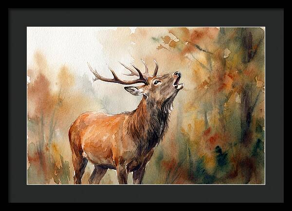 Autumn Serenity With Sika Deer