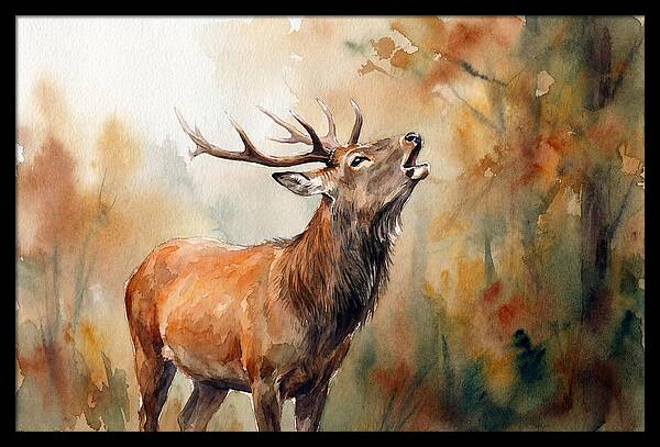 Autumn Serenity With Sika Deer