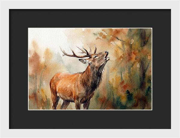 Autumn Serenity With Sika Deer