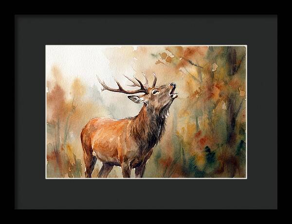 Autumn Serenity With Sika Deer