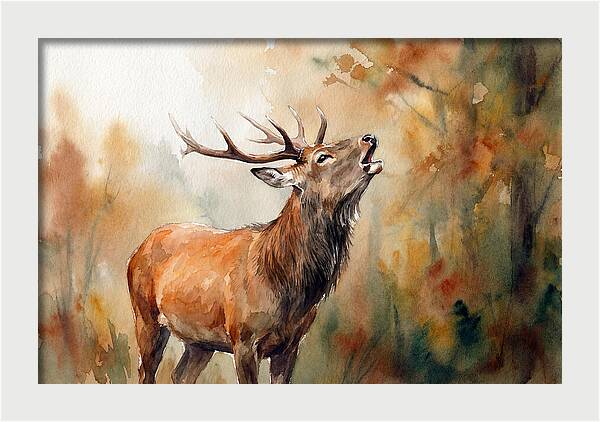 Autumn Serenity With Sika Deer