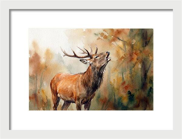 Autumn Serenity With Sika Deer