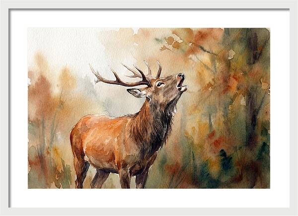Autumn Serenity With Sika Deer