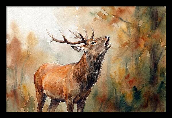 Autumn Serenity With Sika Deer