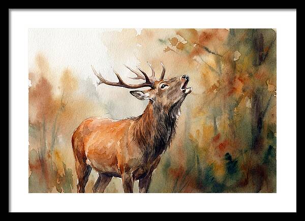 Autumn Serenity With Sika Deer