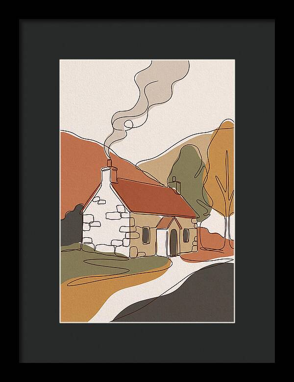 Autumn Smoke From Chimney
