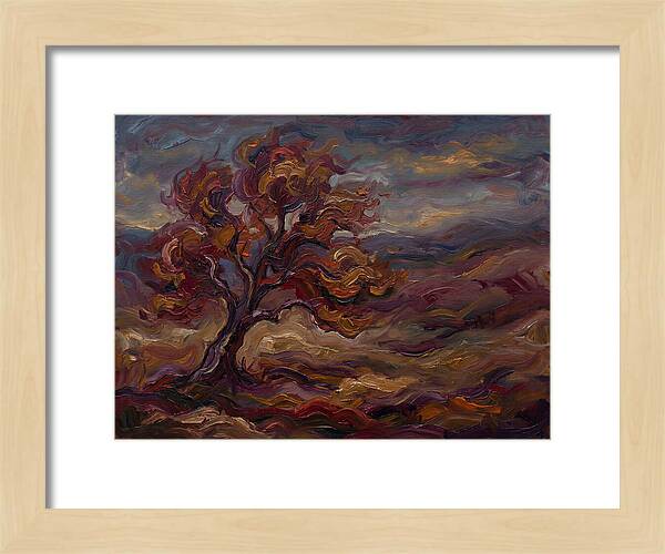 Autumn Tree In Expressionist Style