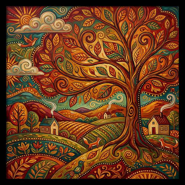 Autumn Tree Serenity