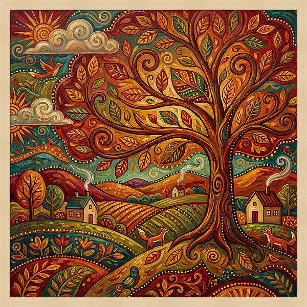 Autumn Tree Serenity
