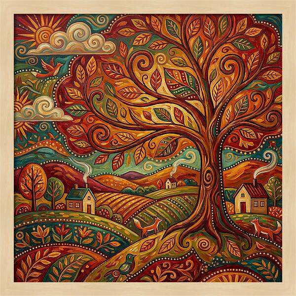 Autumn Tree Serenity