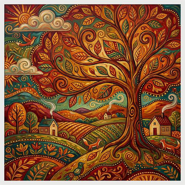 Autumn Tree Serenity