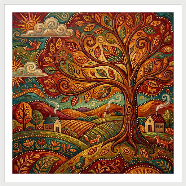 Autumn Tree Serenity