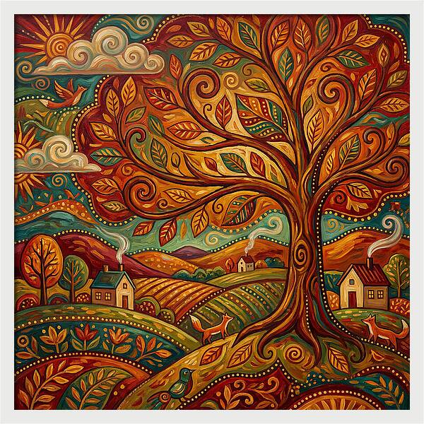 Autumn Tree Serenity