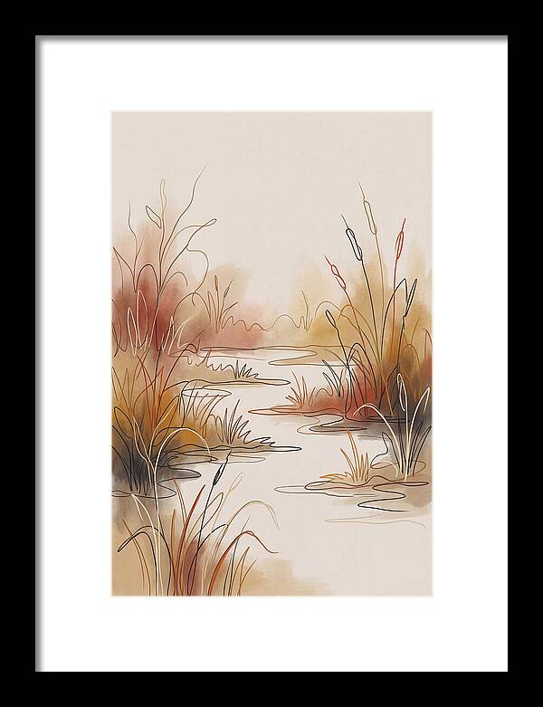 Autumn Wetland Serenity