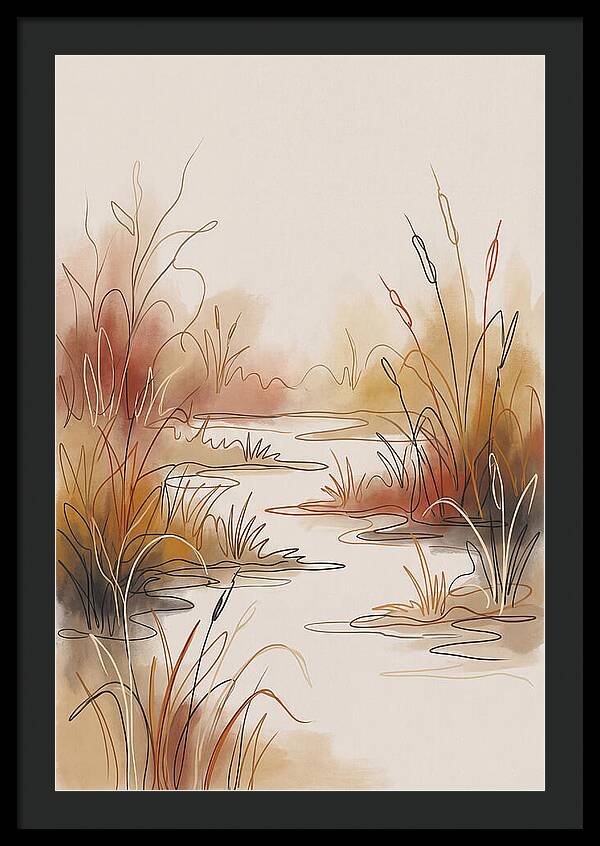 Autumn Wetland Serenity