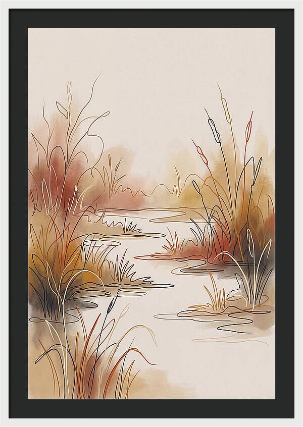 Autumn Wetland Serenity