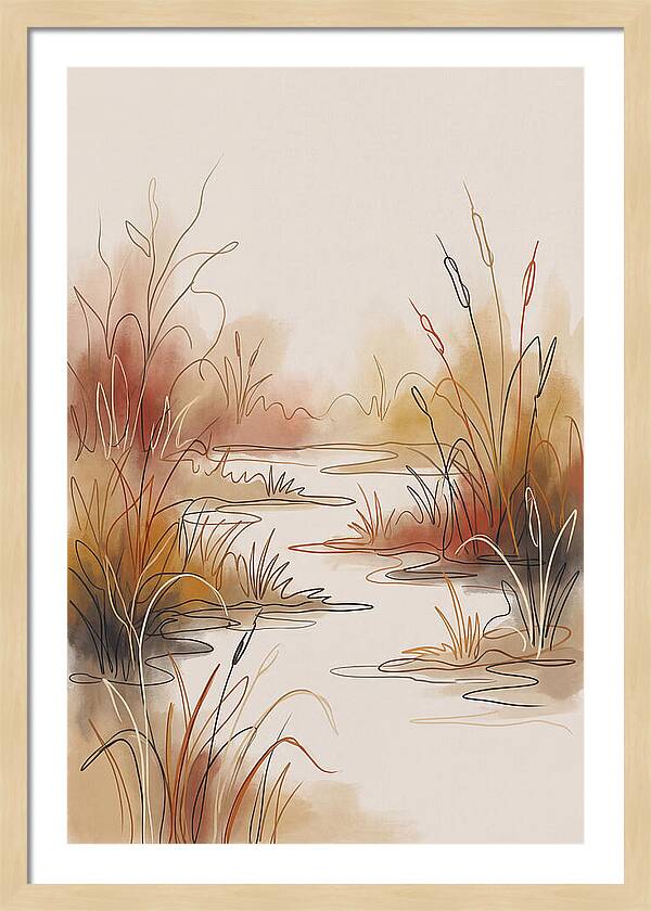 Autumn Wetland Serenity