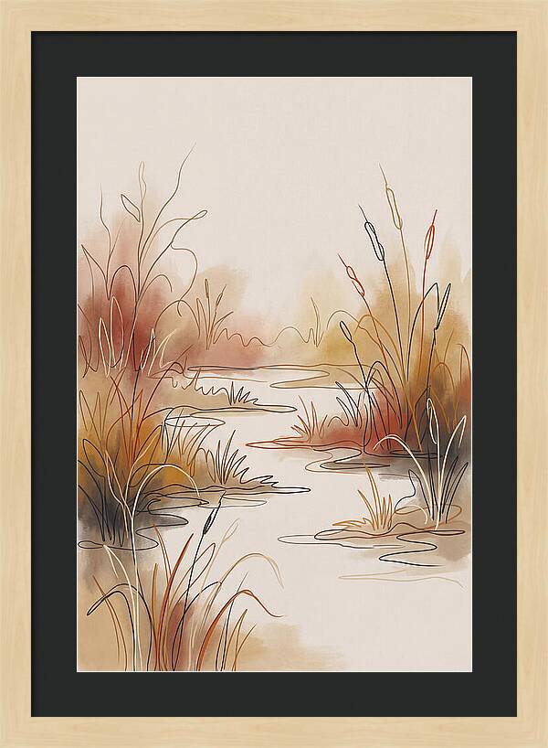 Autumn Wetland Serenity