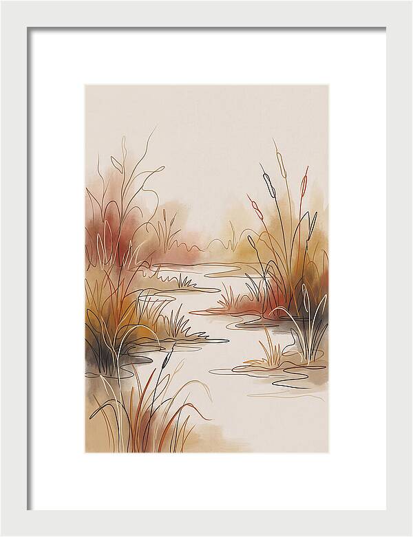 Autumn Wetland Serenity