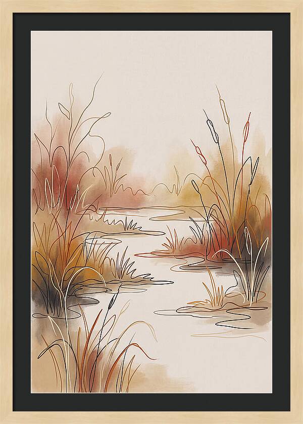 Autumn Wetland Serenity