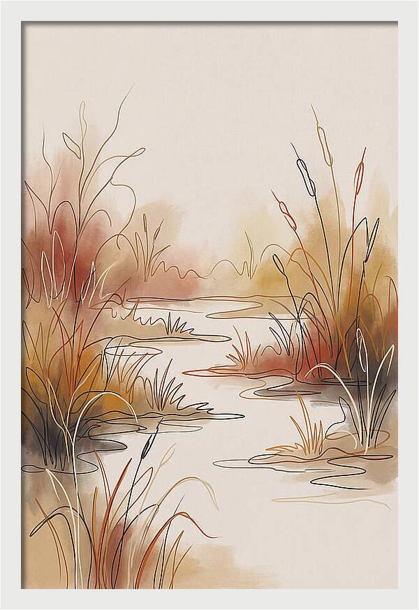 Autumn Wetland Serenity