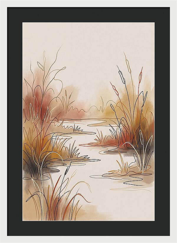 Autumn Wetland Serenity