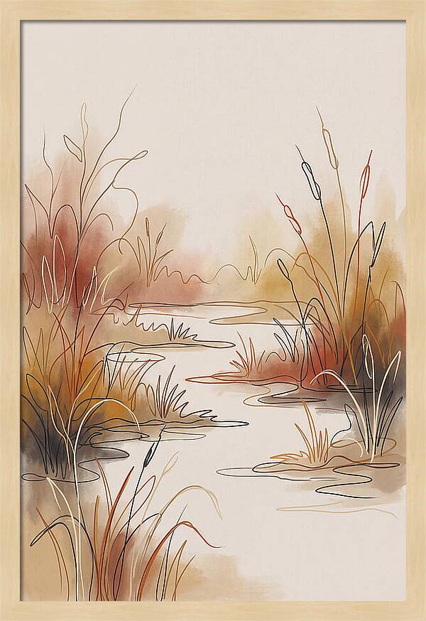 Autumn Wetland Serenity