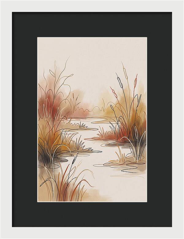 Autumn Wetland Serenity