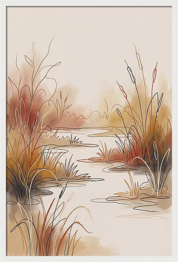 Autumn Wetland Serenity