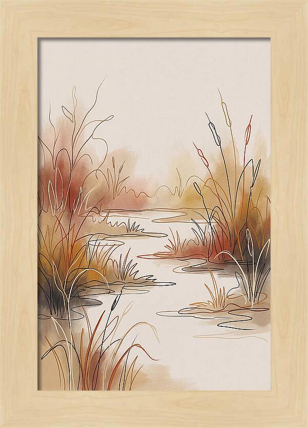 Autumn Wetland Serenity