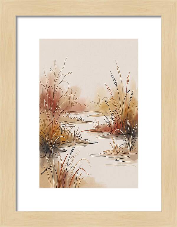 Autumn Wetland Serenity