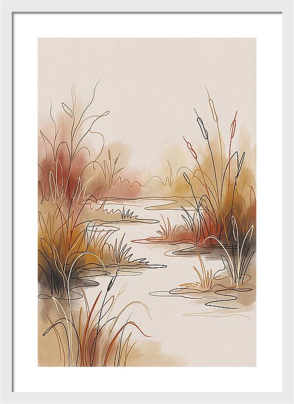 Autumn Wetland Serenity