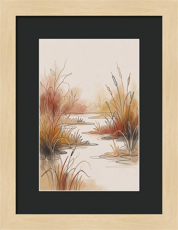 Autumn Wetland Serenity