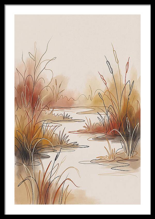 Autumn Wetland Serenity