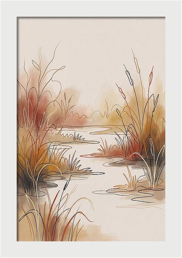 Autumn Wetland Serenity